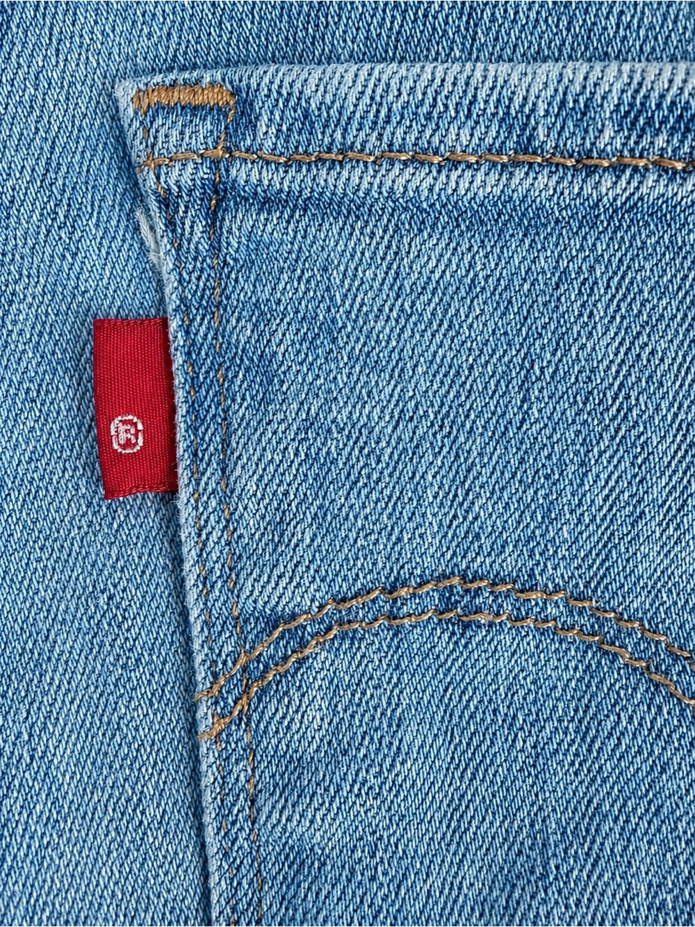 Levi’s 724 High Rise Straight Jeans Women’s Size 29 Light Wash Distressed Knee - Picture 5 of 5